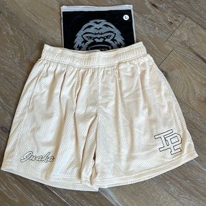 Inaka Power Cream Athletic Shorts